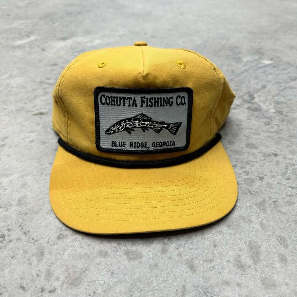 Cohutta Fishing Co. Yellow Snapback Hat